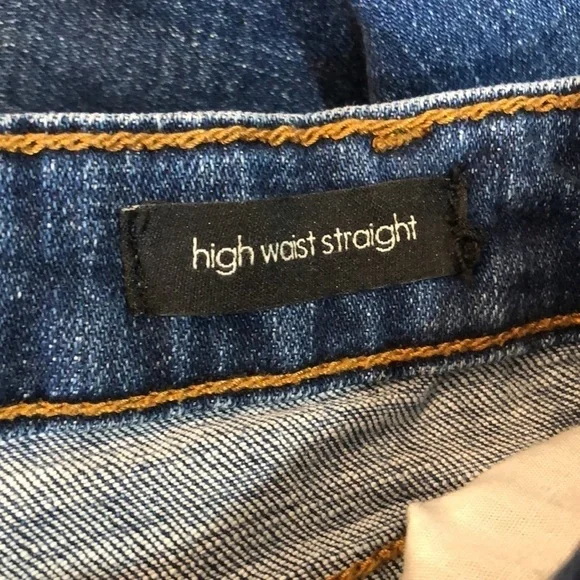 Ella Moss high rise straight jeans ankle length stretch 27/4 - Picture 7 of 10